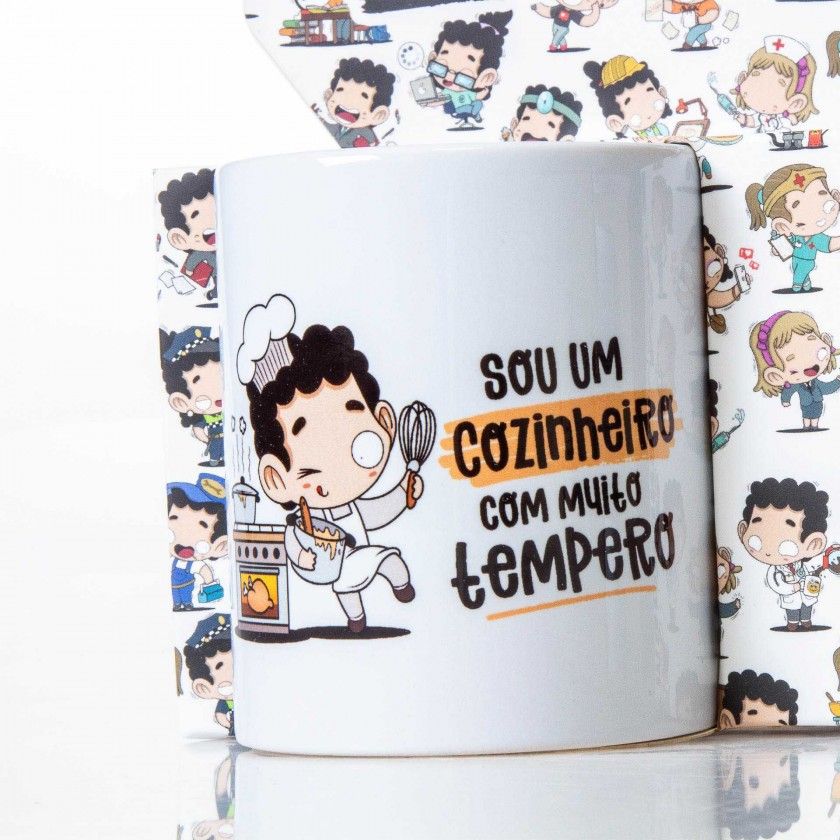 Caneca Profissões "Cozinheiro" 360ml Caneca Profissões "Cozinheiro" 360ml