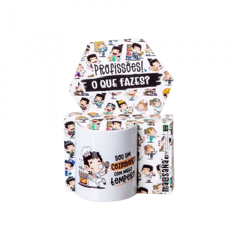Caneca Profisses "Cozinheiro" 360ml