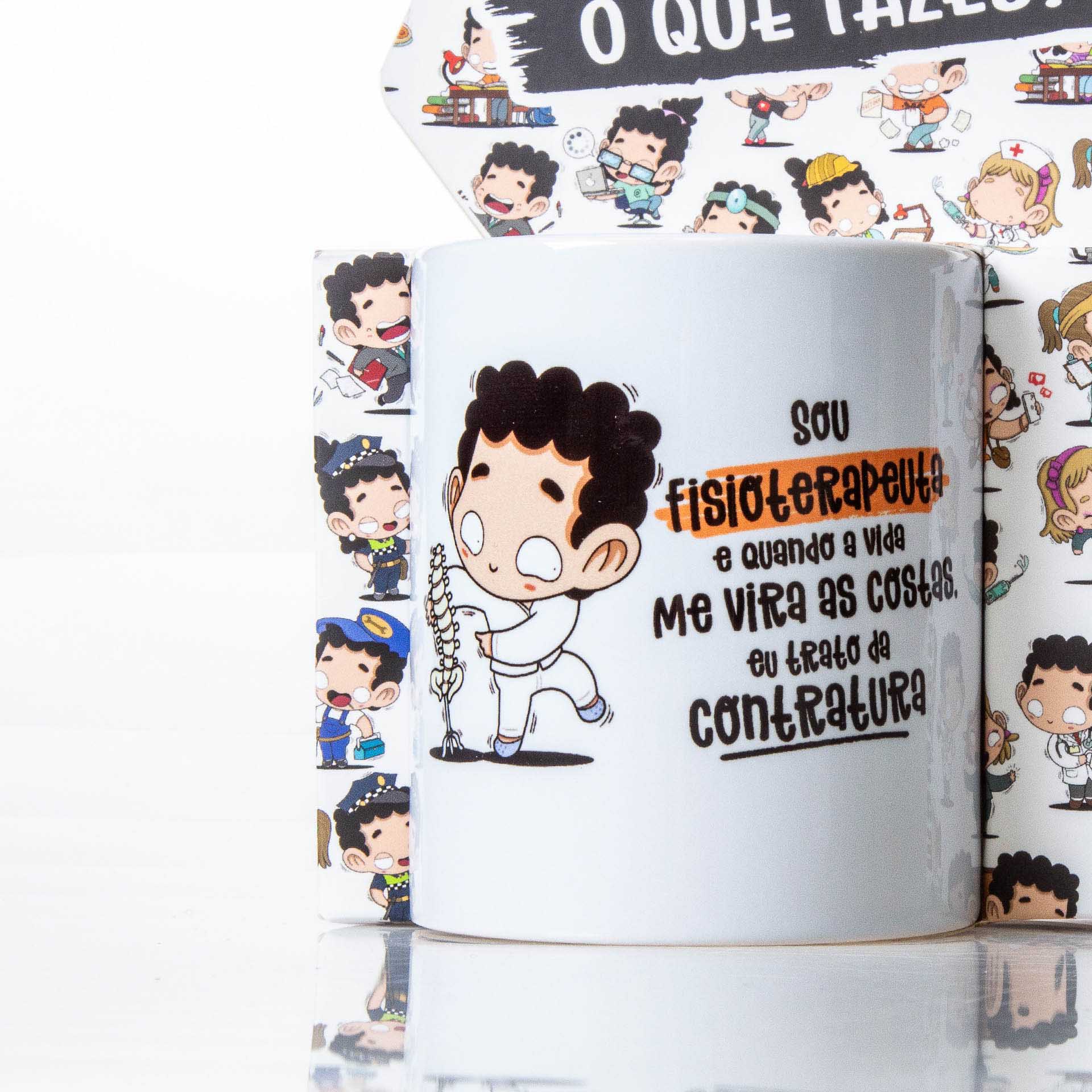 Caneca Profissões "O Fisioterapeuta" 360ml