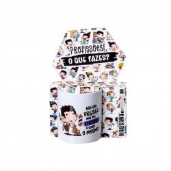 Caneca Profisses "Barbeiro" 360ml
