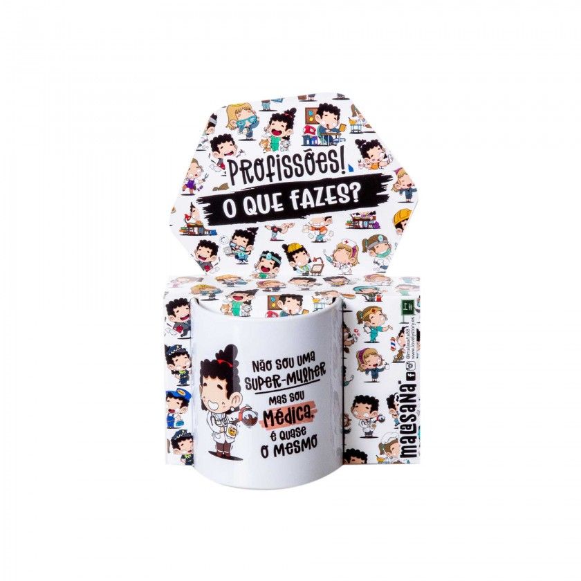 Caneca Profisses "Mdica" 360ml