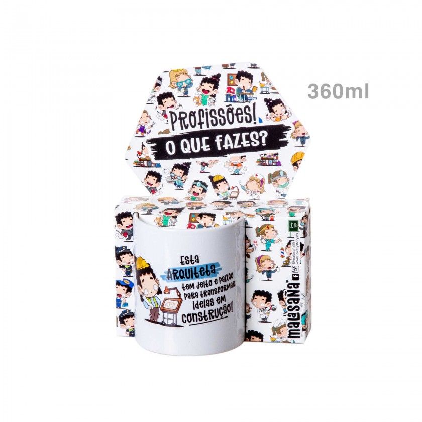 Caneca Profisses "Arquiteta" 360ml