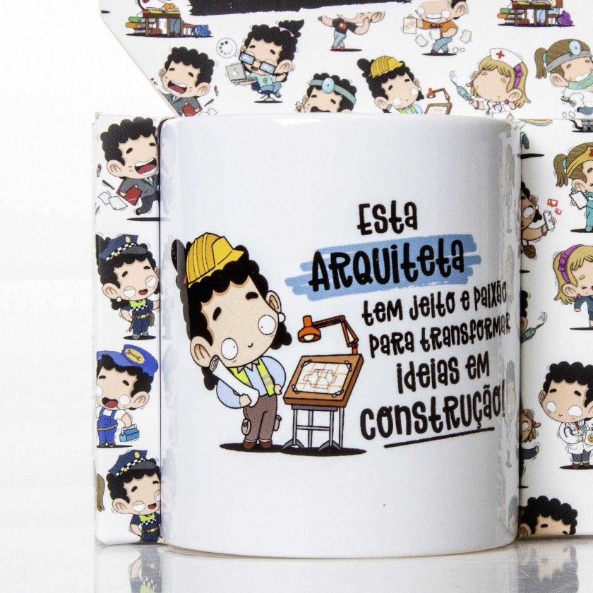 Caneca Profisses "Arquiteta" 360ml