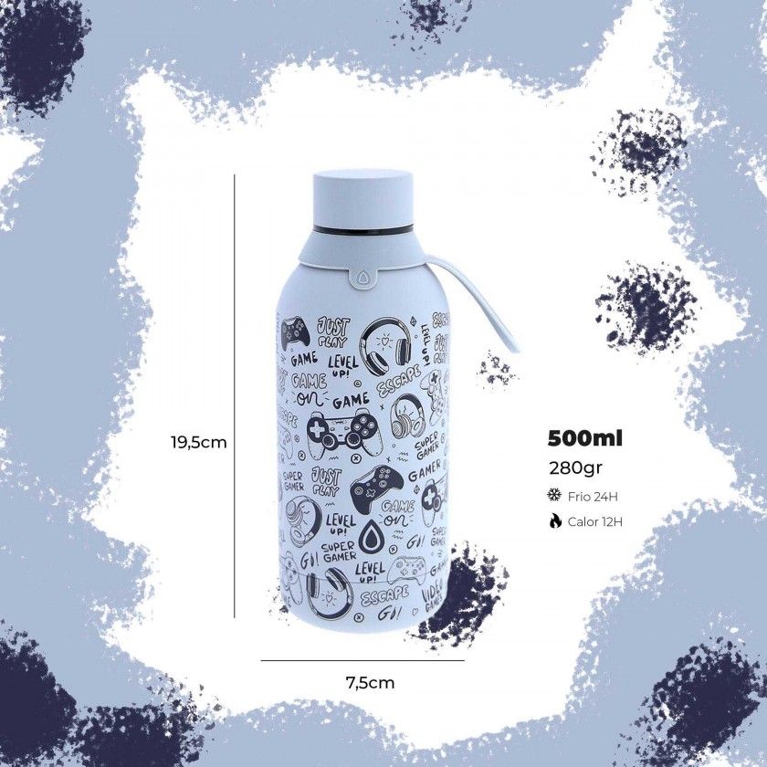 Garrafa �gua Inox Shadow 500ML