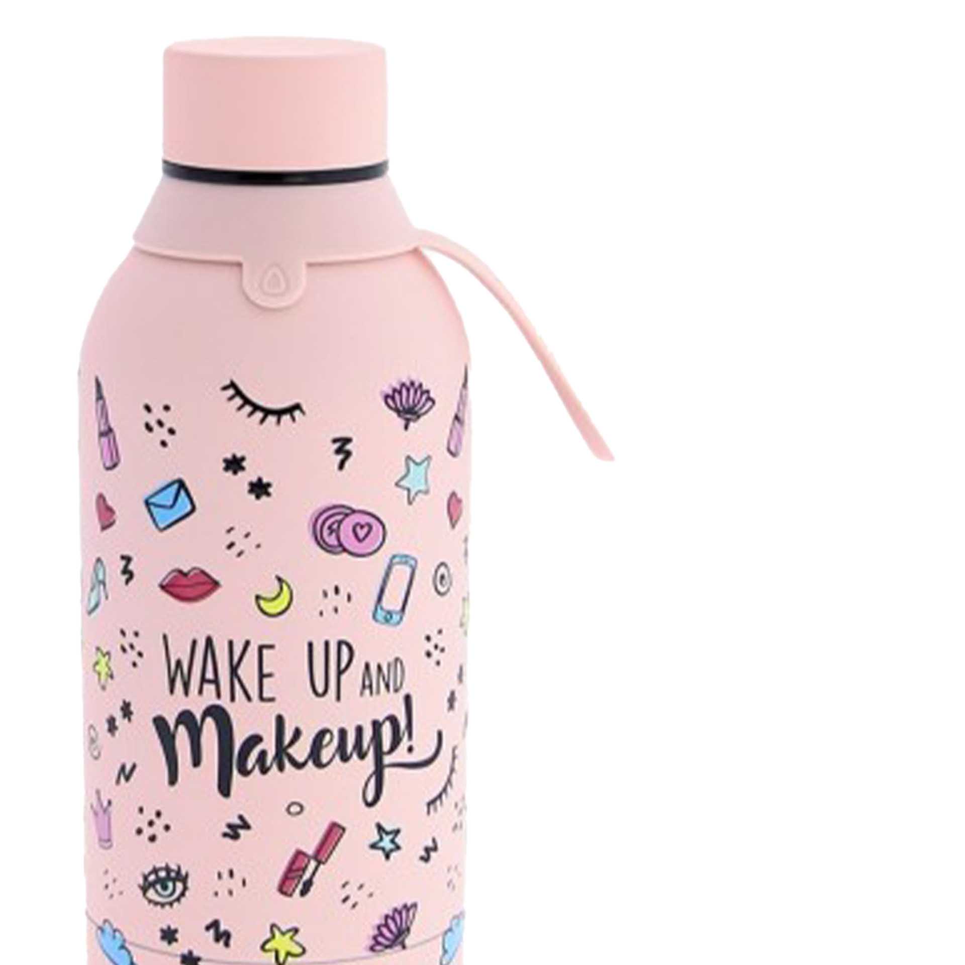 Garrafa Água Inox Peach Wake Up 500ML