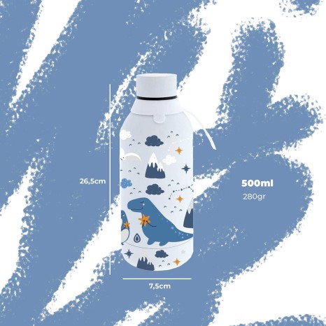 Garrafa Água Inox Ice Dino 500ML - Image product