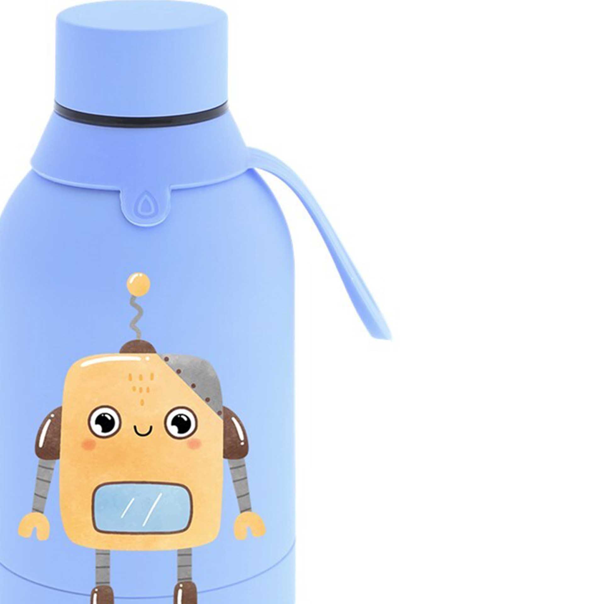 Garrafa Água Inox Sky Robots 350ML