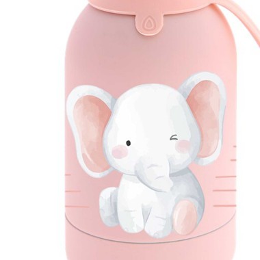 Garrafa Água Inox Peach 350ML