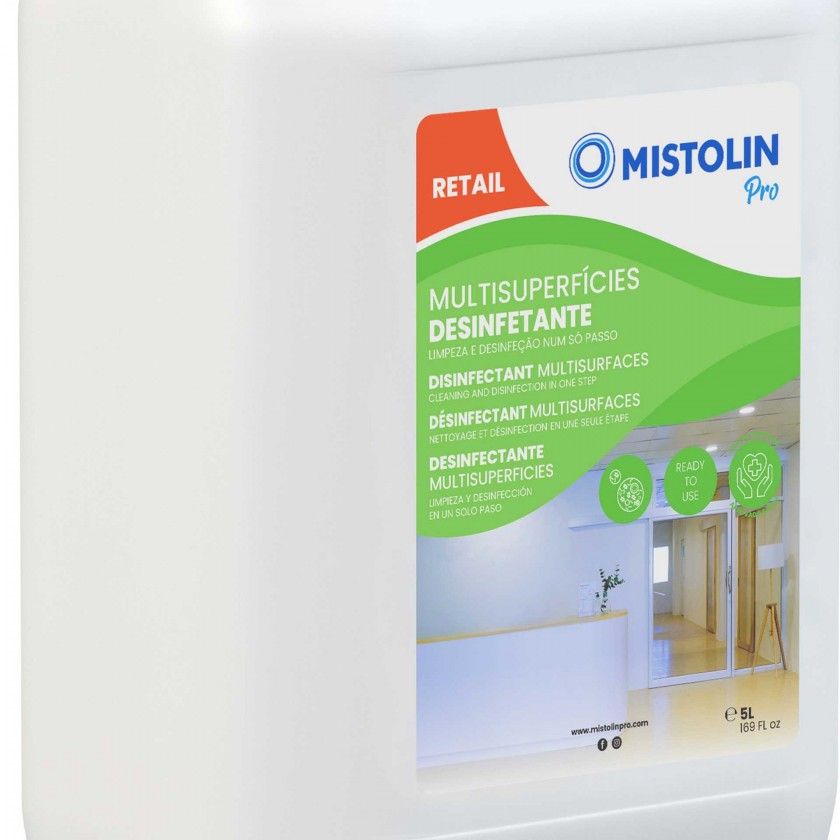 Limpa Multisuperficies Desinfetante Mistolin Pro 5000ml Limpa Multisuperficies Desinfetante Mistolin Pro 5000ml