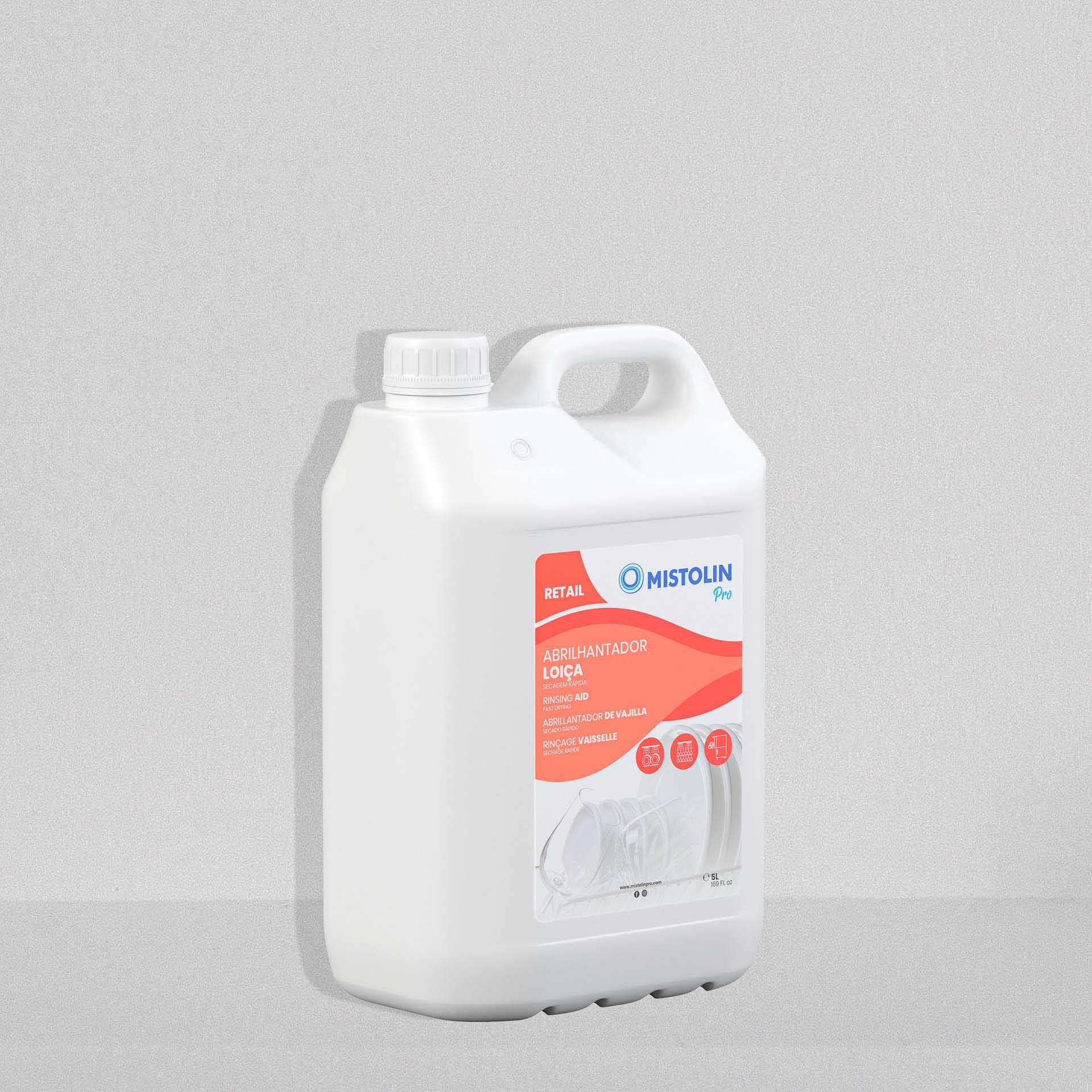 Abrilhantador Máquina Loiça Mistolin Pro 5000ml