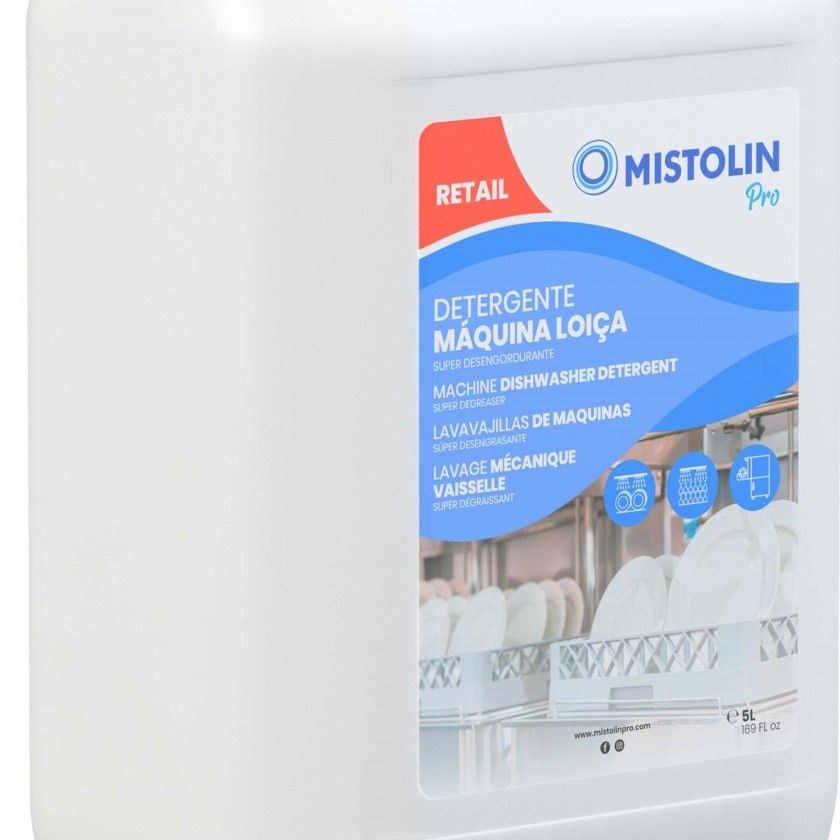 Detergente Máquina Loiça Mistolin Pro 5000ml Detergente Máquina Loiça Mistolin Pro 5000ml