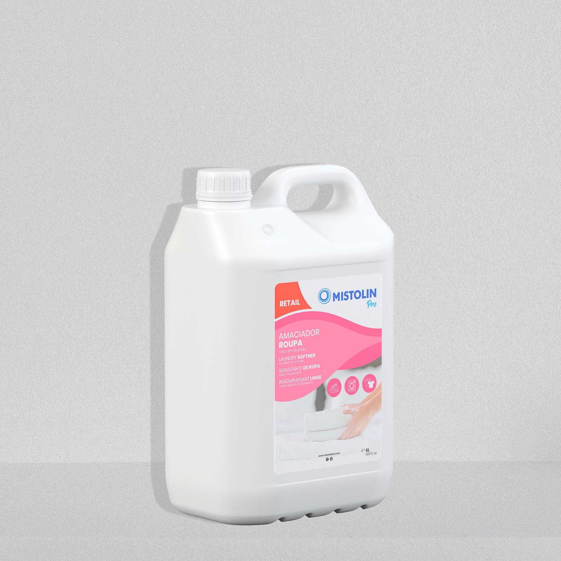 Amaciador Roupa Mistolin Pro 5000ml