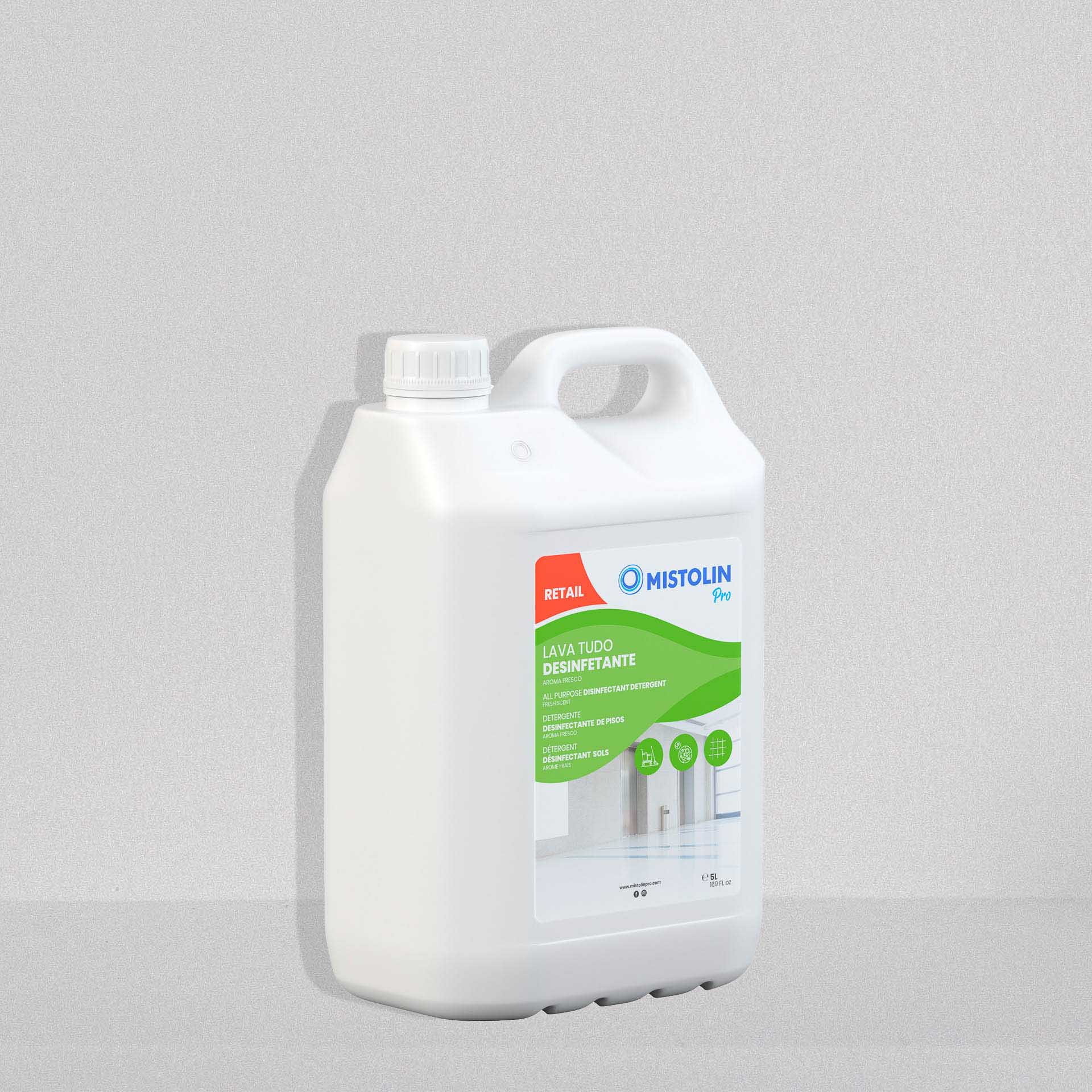 Lava Tudo Desinfetante Mistolin Pro 5000ml