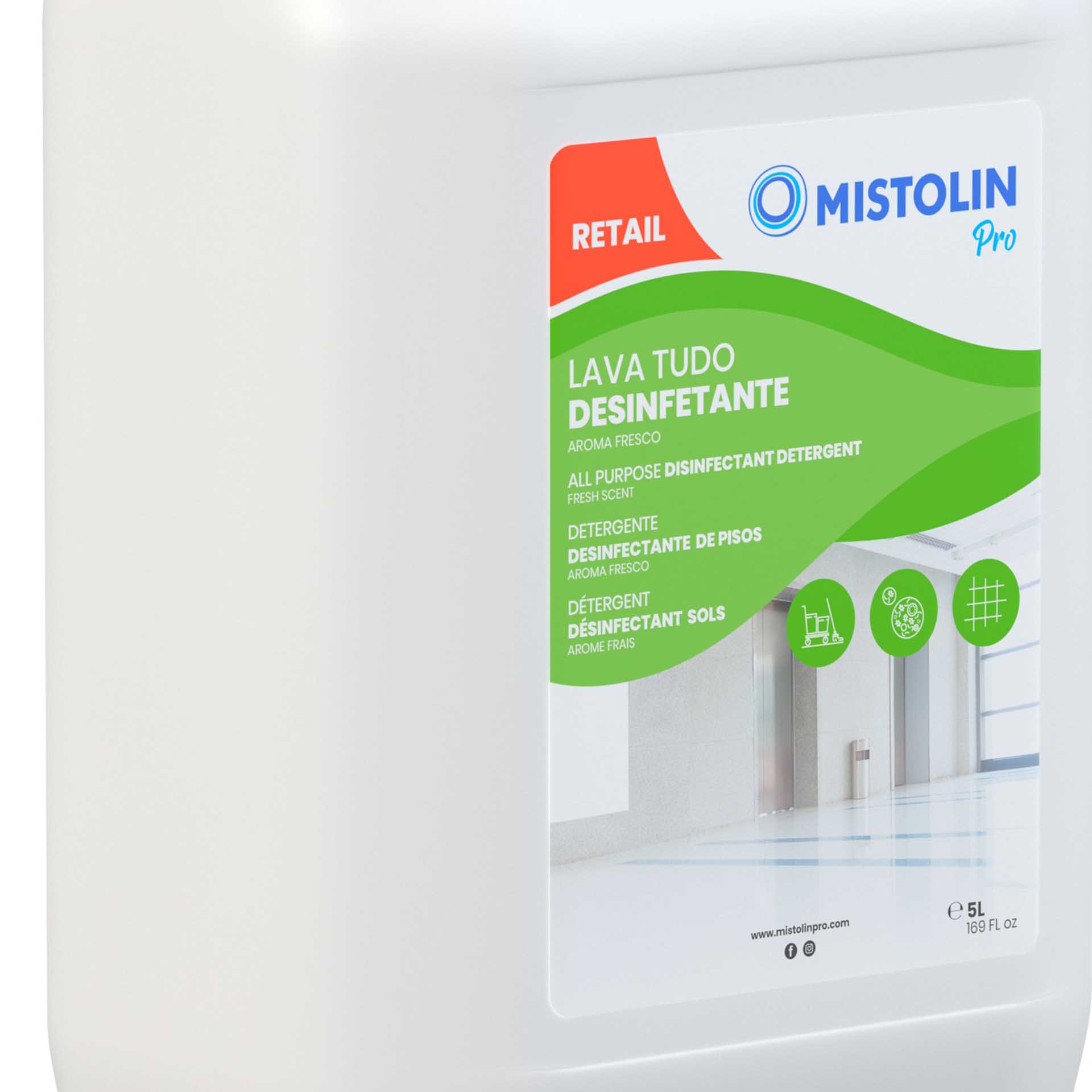 Lava Tudo Desinfetante Mistolin Pro 5000ml