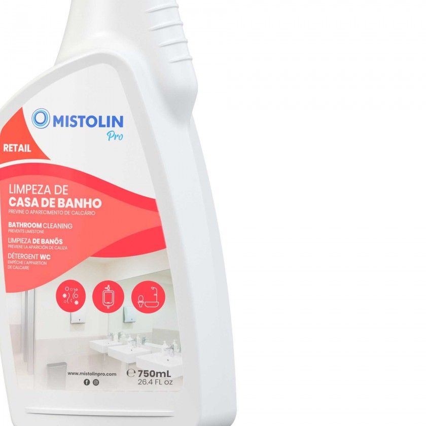 Detergente Limpeza Casa Banho Mistolin Pro 750ml Detergente Limpeza Casa Banho Mistolin Pro 750ml