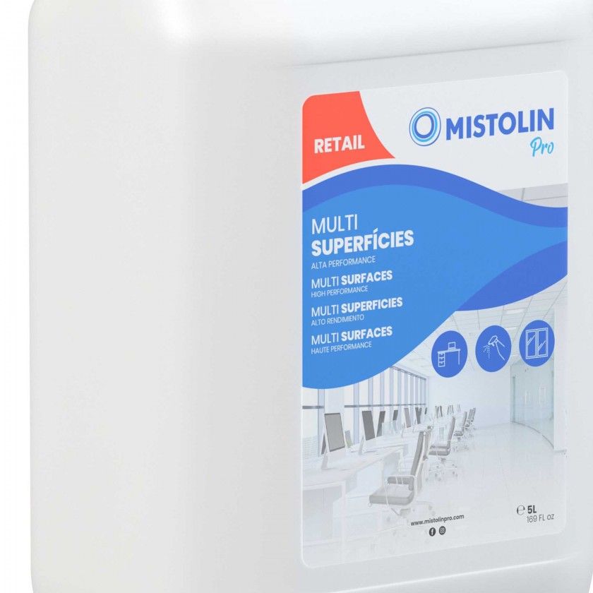 Limpa Multisuperficies Mistolin Pro 5000ml Limpa Multisuperficies Mistolin Pro 5000ml