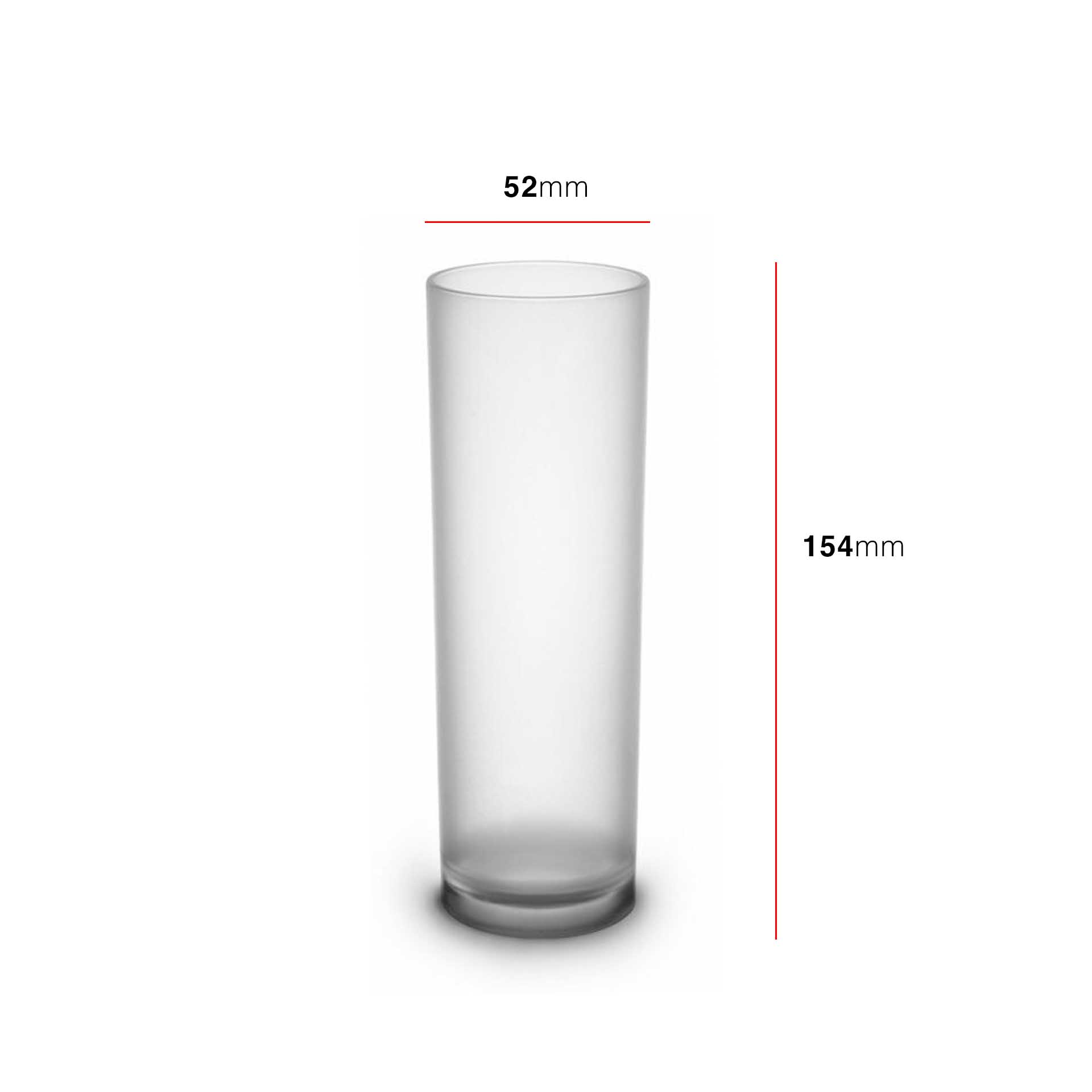 Copo Tubo Policarbonato 22cl