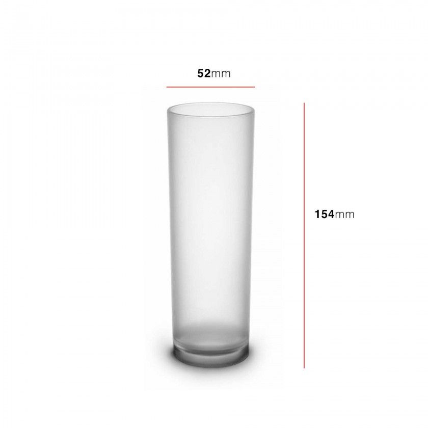 Copo Tubo Policarbonato 22cl