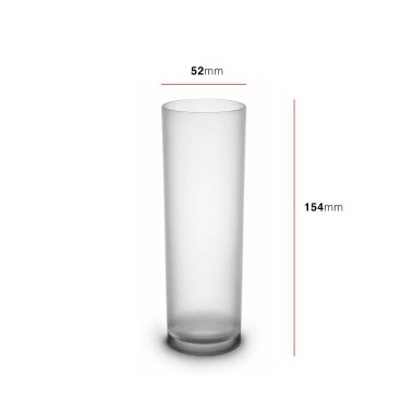 Copo Tubo Policarbonato 22cl