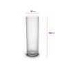 Copo Tubo Policarbonato 22cl