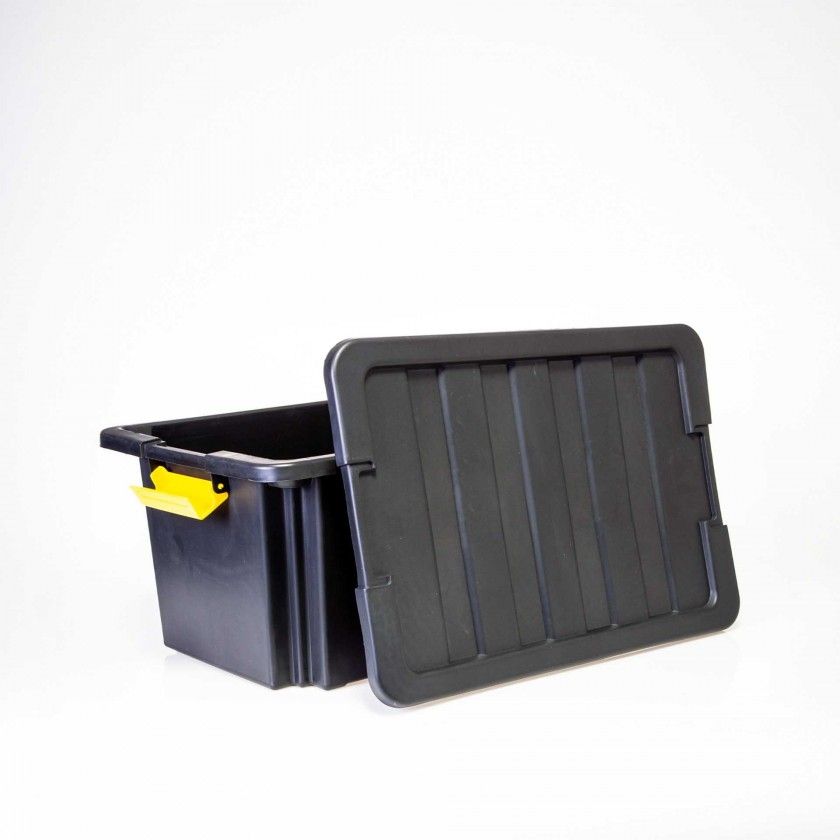 Caixa Multiusos Brico Classic Preta 55l 63X43X30cm