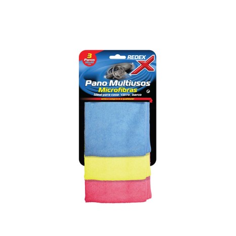 Pano Auto Redex Microfibras Multiusos Pack 3 - Image product