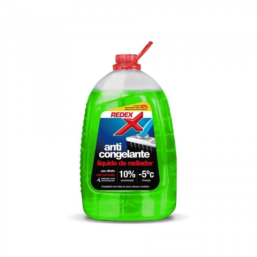 Lquido Radiador Anticongelante Redex Verde 4500ml