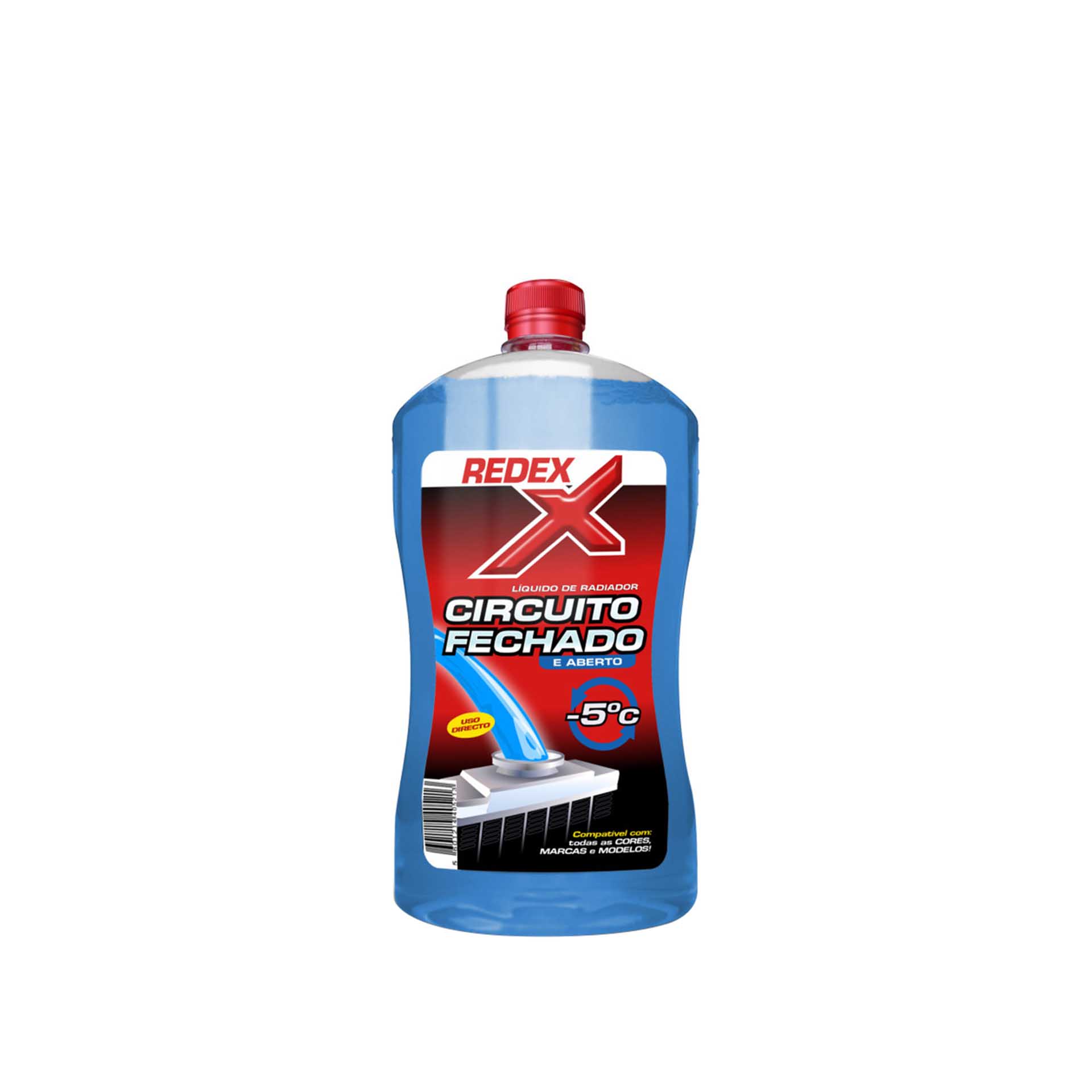 Líquido Radiador Redex Circuito Fechado 1000ml Azul