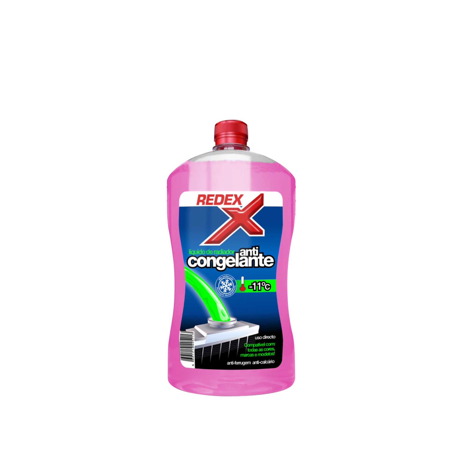 Líquido Radiador Anticongelante Redex 1000ml Rosa