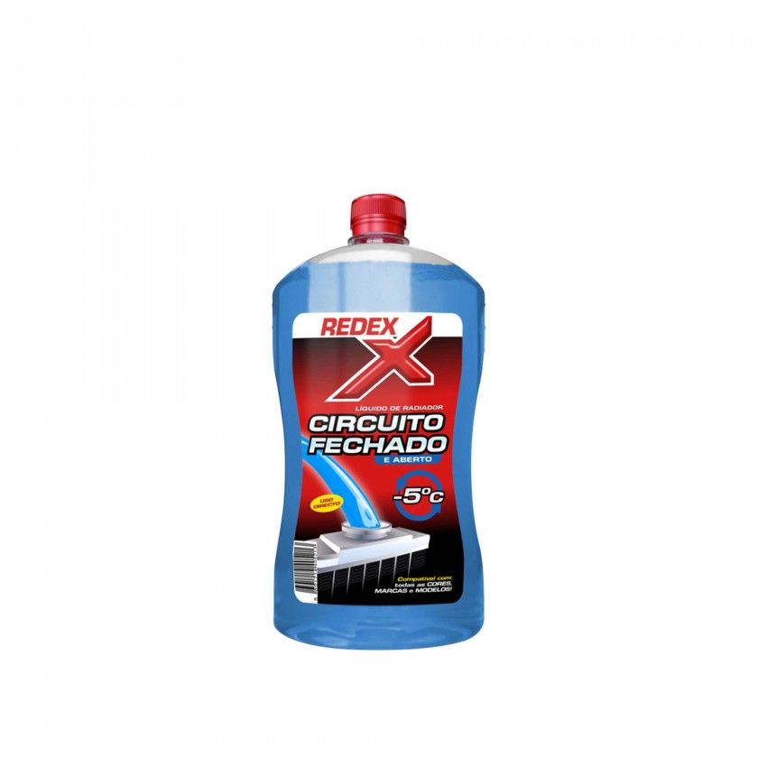 Lquido Radiador Redex Circuito Fechado 1000ml Azul