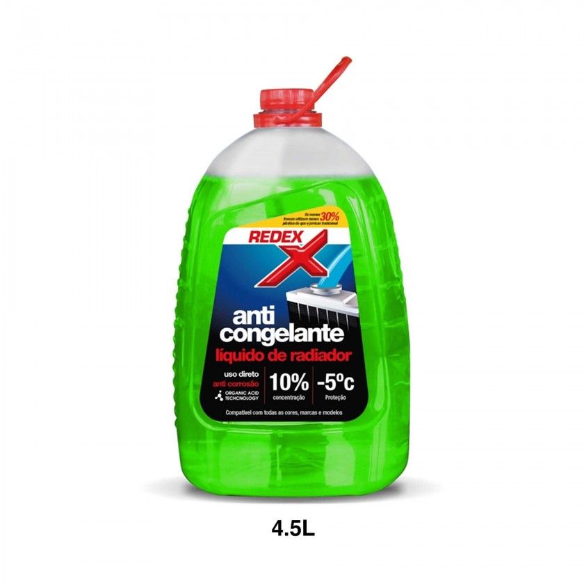 Líquido Radiador Anticongelante Redex Verde 4500ml Líquido Radiador Anticongelante Redex Verde 4500ml