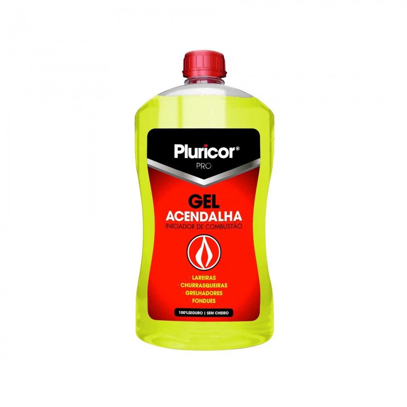 Acendalha Líquida Gel Pluricor 1000ml Acendalha Líquida Gel Pluricor 1000ml
