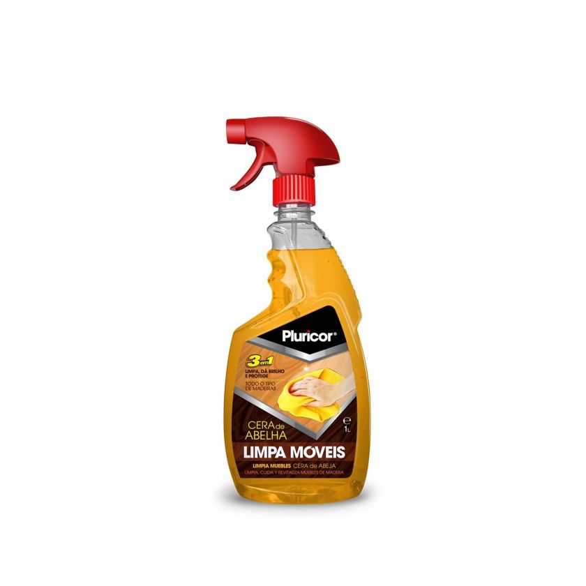 Limpa Móveis Pluricor Cera Abelha 1000ml Limpa Móveis Pluricor Cera Abelha 1000ml