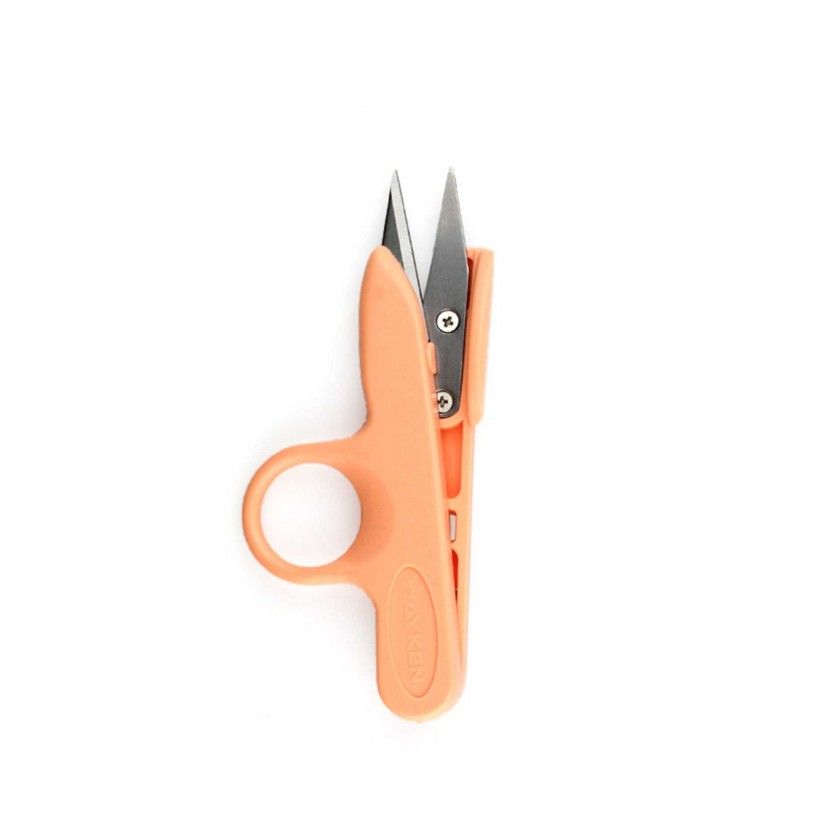 Tesoura Rematar Laranja Pastel
