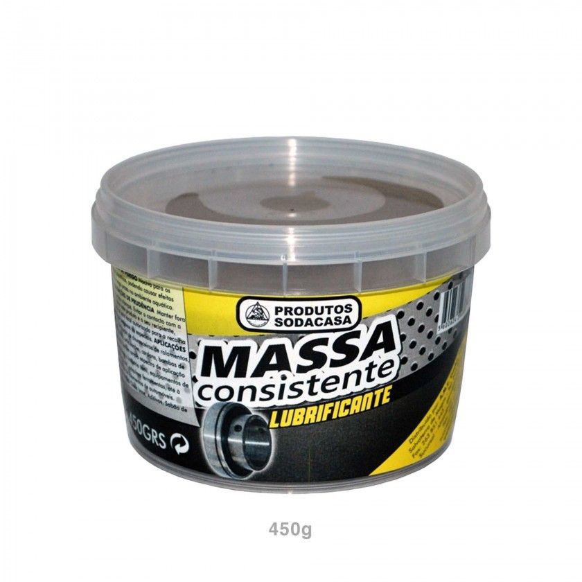 Massa Consistente Sodacasa Balde 450gr Massa Consistente Sodacasa Balde 450gr
