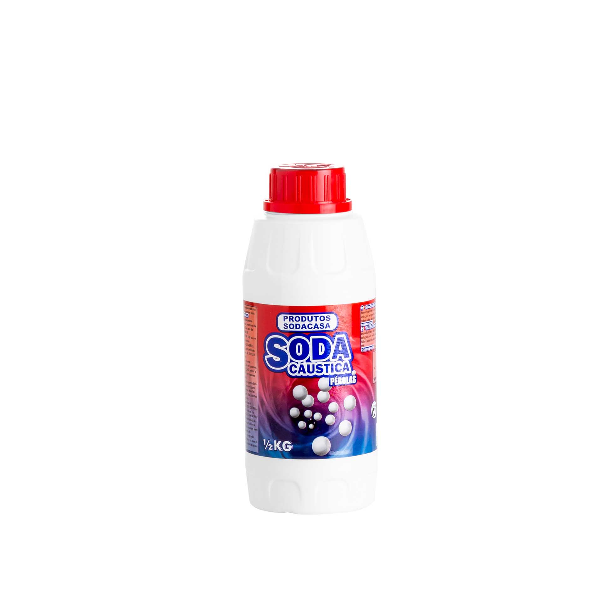 Soda Cáustica Frasco 500gr