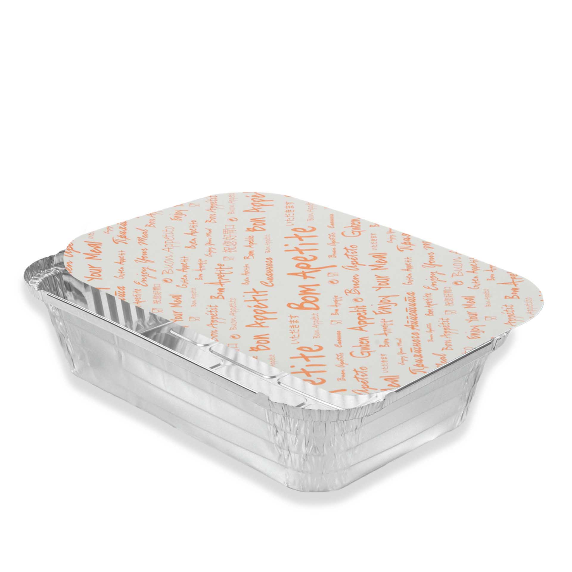 Forma Aluminio Retangular 2200ml EM19 70µm Pack 100