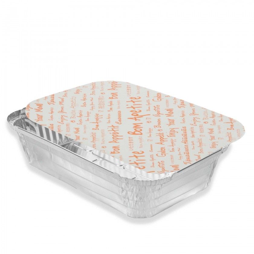 Forma Aluminio Retangular 3400ml  EM21A 70m Pack 100