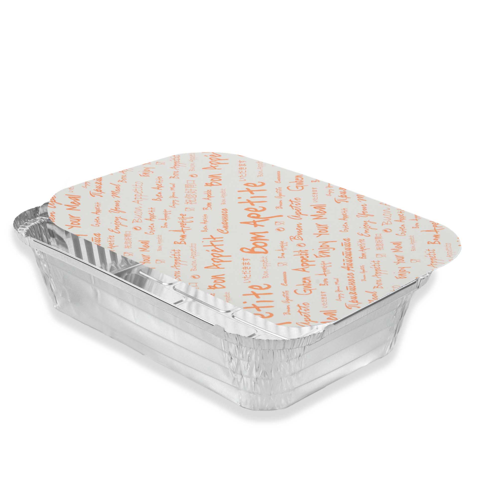 Forma Aluminio Retangular 3400ml EM21A 70µm Pack 100