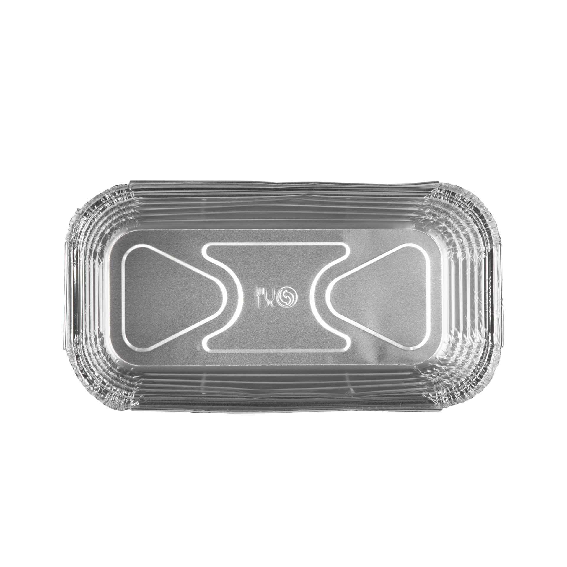 Forma Aluminio Retangular 1400ml EM14 60µm Pack 100