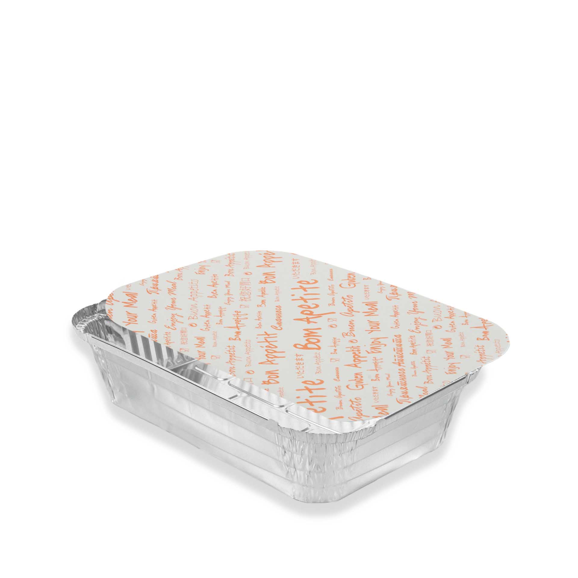Forma Aluminio Retangular 650ml EM12A 45µm Pack 100