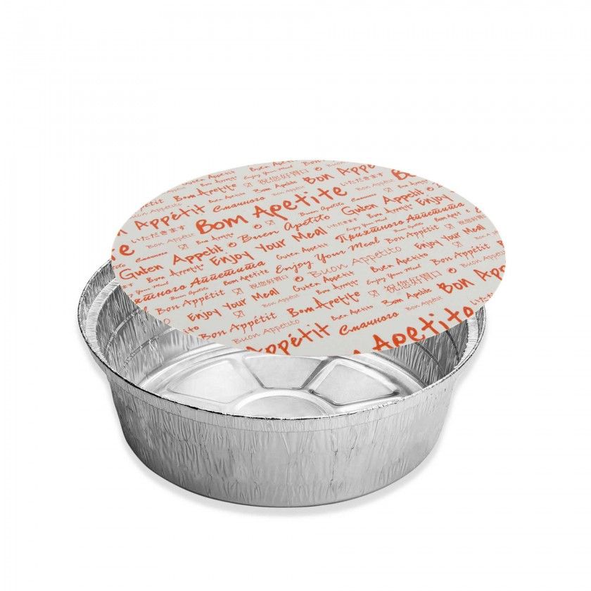 Forma Aluminio Redonda 980ml EM08C 42µm Pack 100 Forma Aluminio Redonda 980ml EM08C 42µm Pack 100