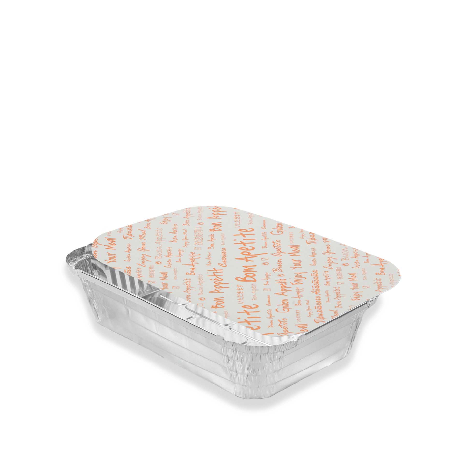 Forma Aluminio Retangular 450ml EM09 45µm Pack 100