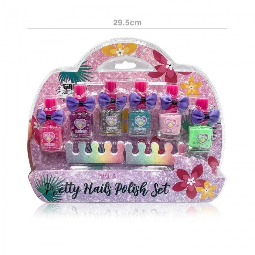 Estojo Unhas 6 Vernizes 29.5cm Estojo Unhas 6 Vernizes 29.5cm