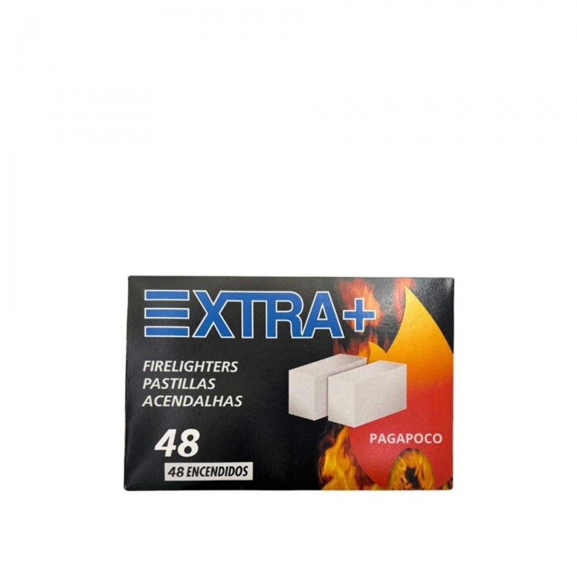 Acendalha Tradicional Branca 48 Cubos