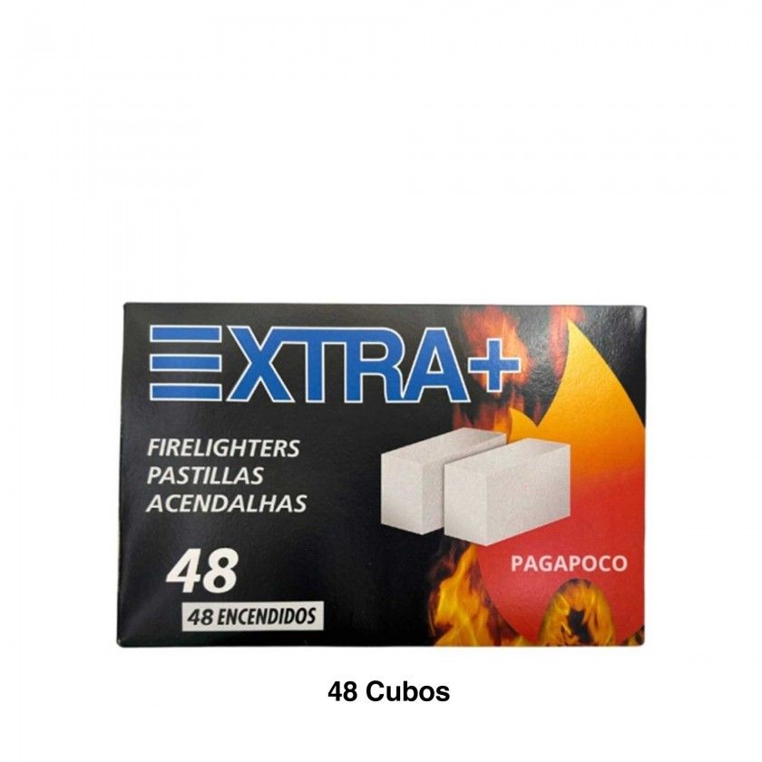 Acendalha Tradicional Branca 48 Cubos Acendalha Tradicional Branca 48 Cubos
