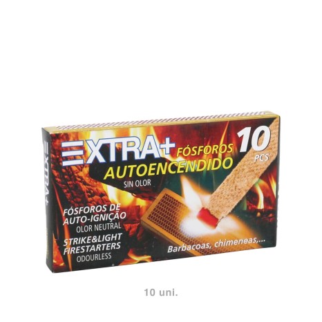Fósforo Extra+ Acendalha 10cm 10 Unidades - Image product