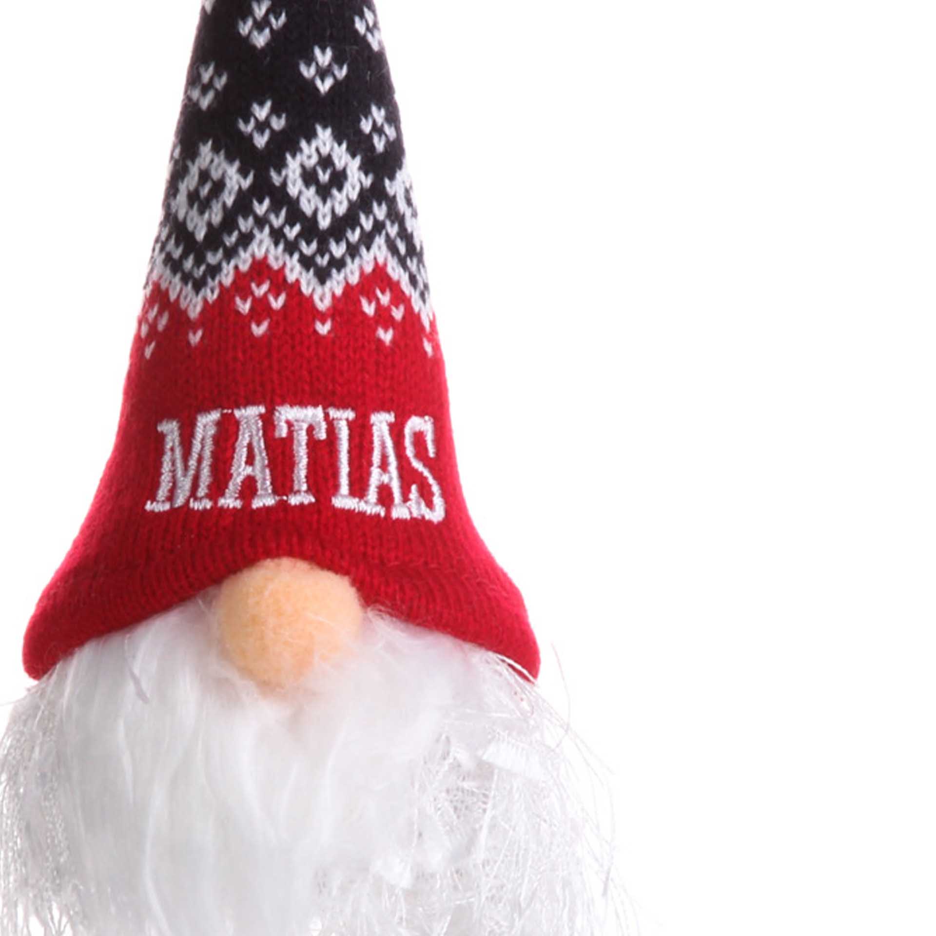 Gnomo Natal Com Led Matias
