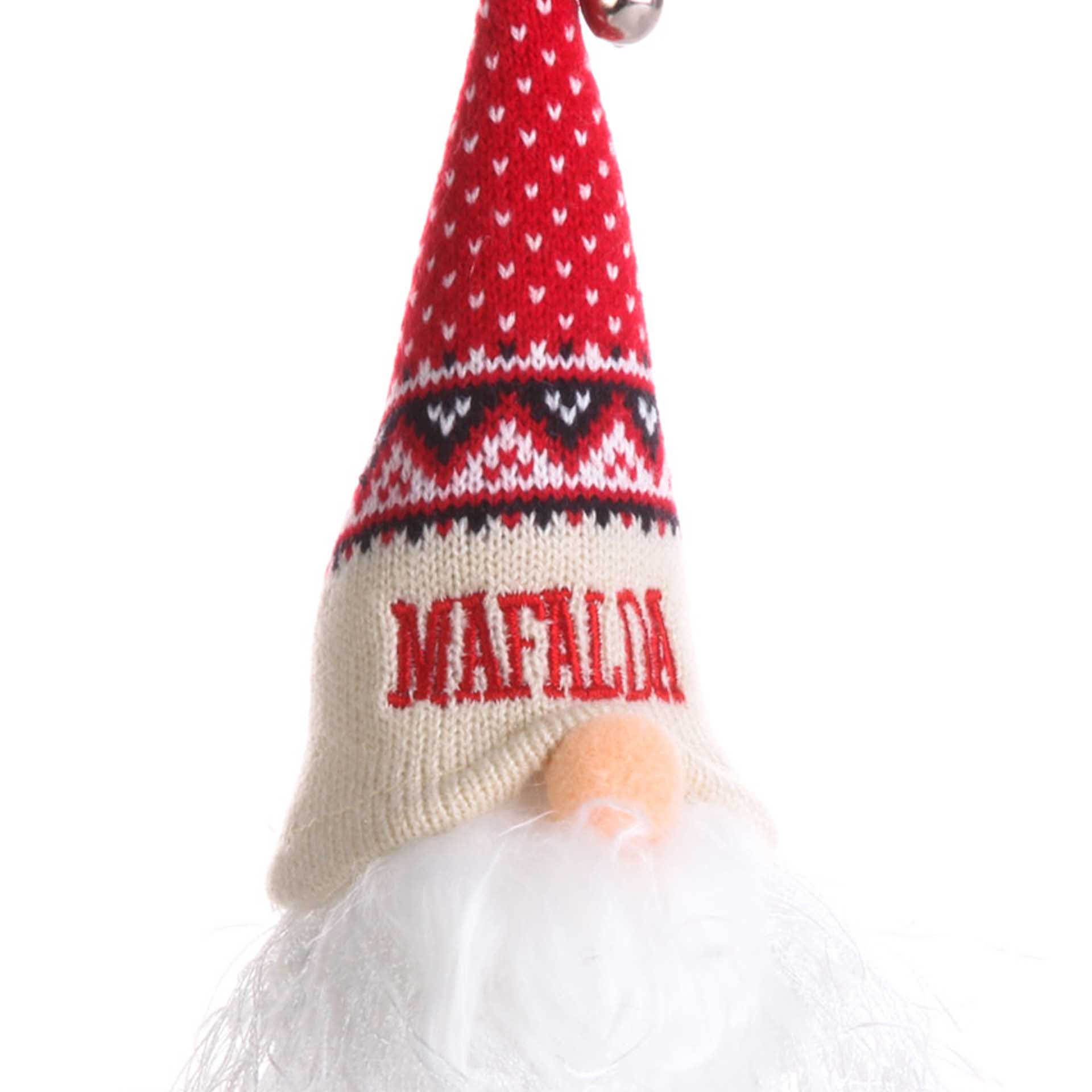 Gnomo Natal Com Led Mafalda