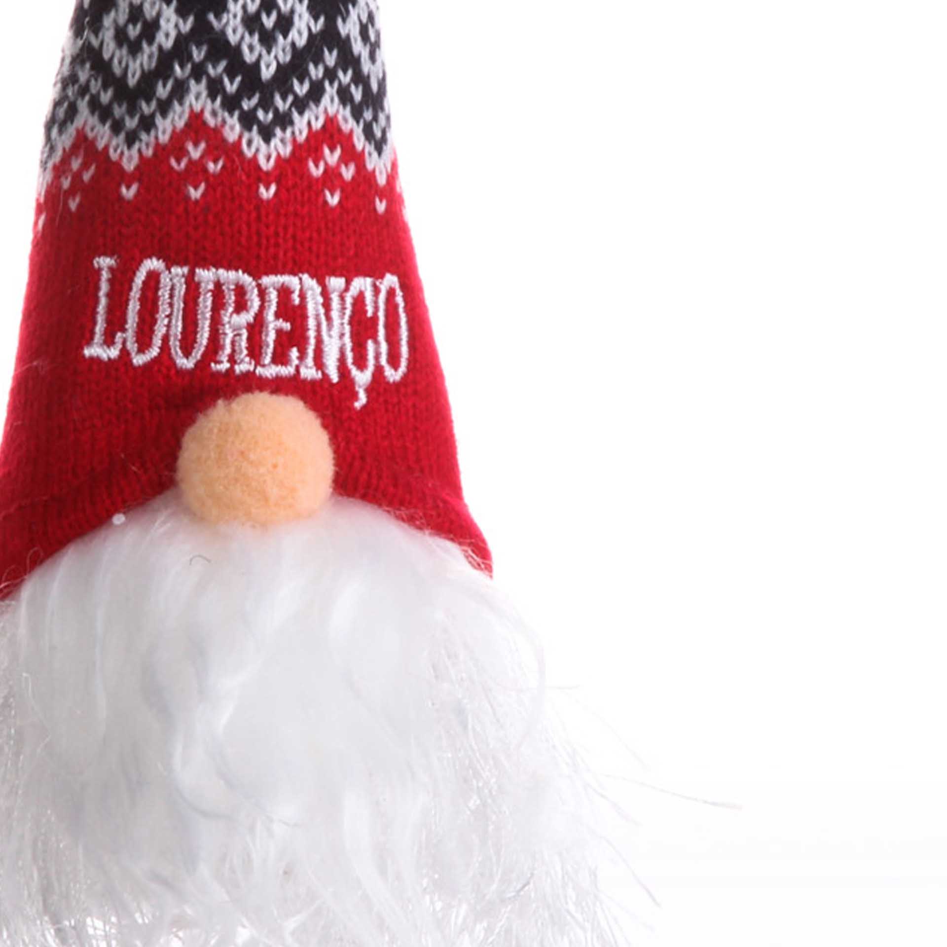 Gnomo Natal Com Led Lourenço